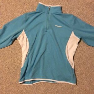 Light blue ski layer